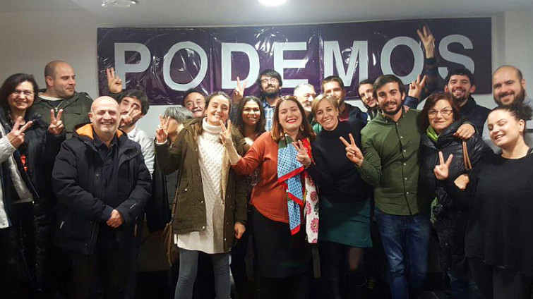 ​Ángela Rodríguez y Tania Sánchez hacen campaña por Errejón en A Coruña