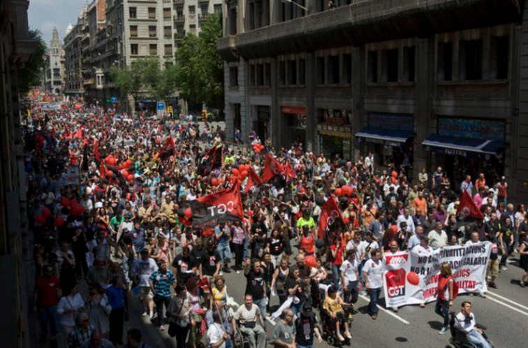 Los teleoperadoradores retoman las movilizaciones en Vigo, A Coruña y Lugo