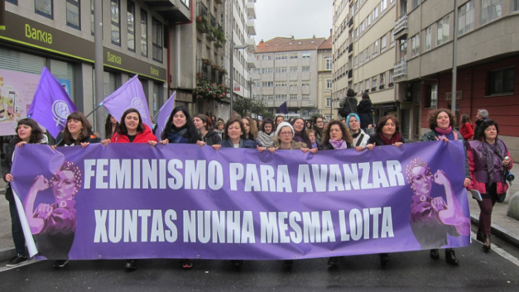 Se convoca una huelga feminista de 24 horas para el 8 de marzo en Galicia