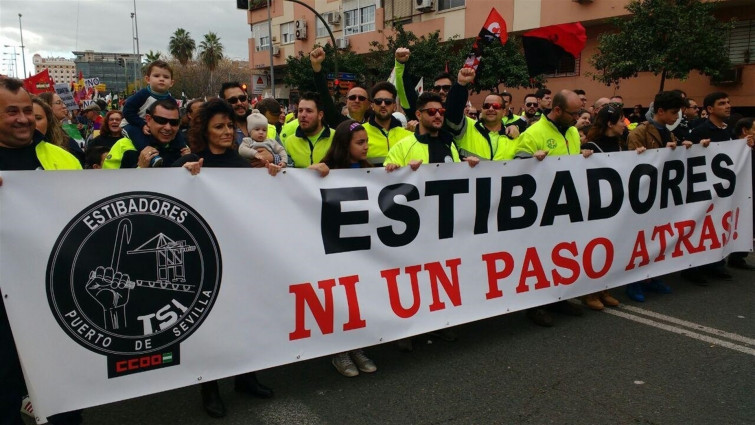 Los estibadores piden prejubilaciones voluntarias con un mínimo de 2.122 euros al mes