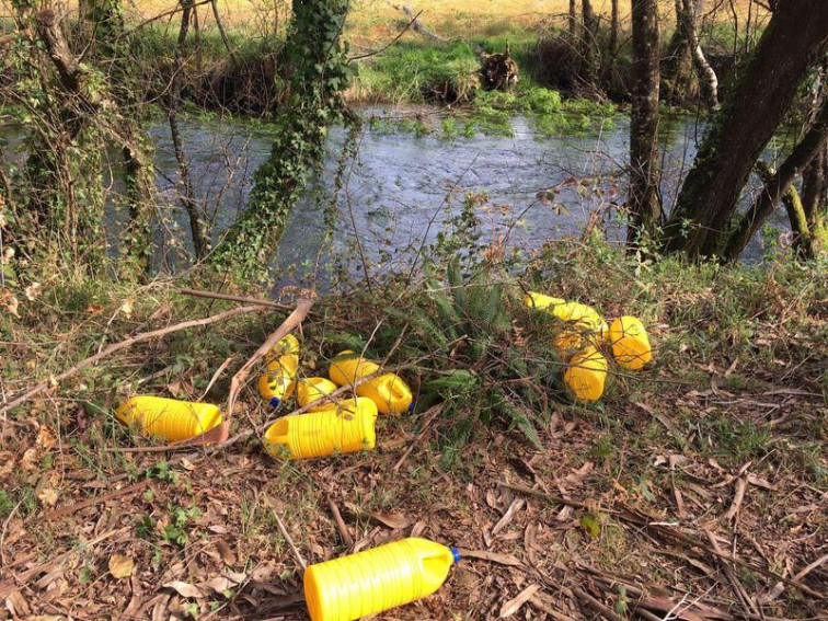 Envenenan el caudal del río Samo con lejía para pescar ilegalmente