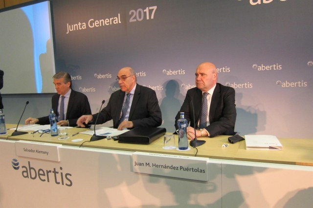 Abertis prevé inversiones de más de 3.400 millones este año