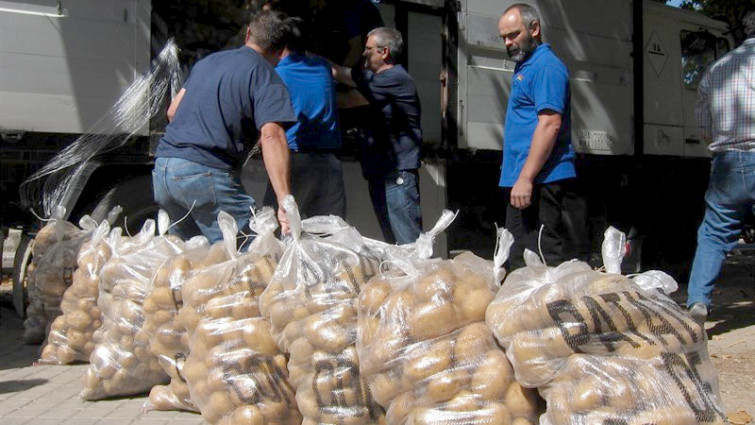 ​Comienza la retirada de patata en cuatro concellos afectados por la plaga