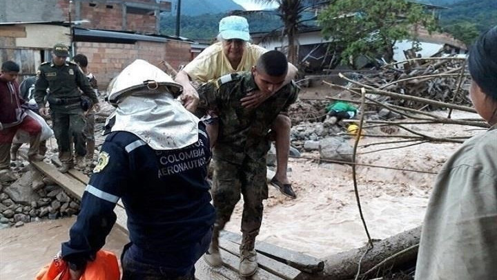 ​Tratan de localizar a dos españoles en una zona afectada por riadas en Colombia