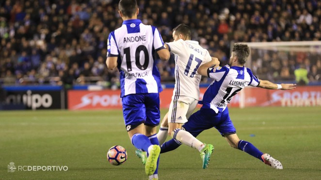 ​El Dépor recibe un baño de los suplentes del Madrid