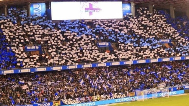 ​Decimoctava sanción al Dépor por permitir la pancarta de los Riazor Blues