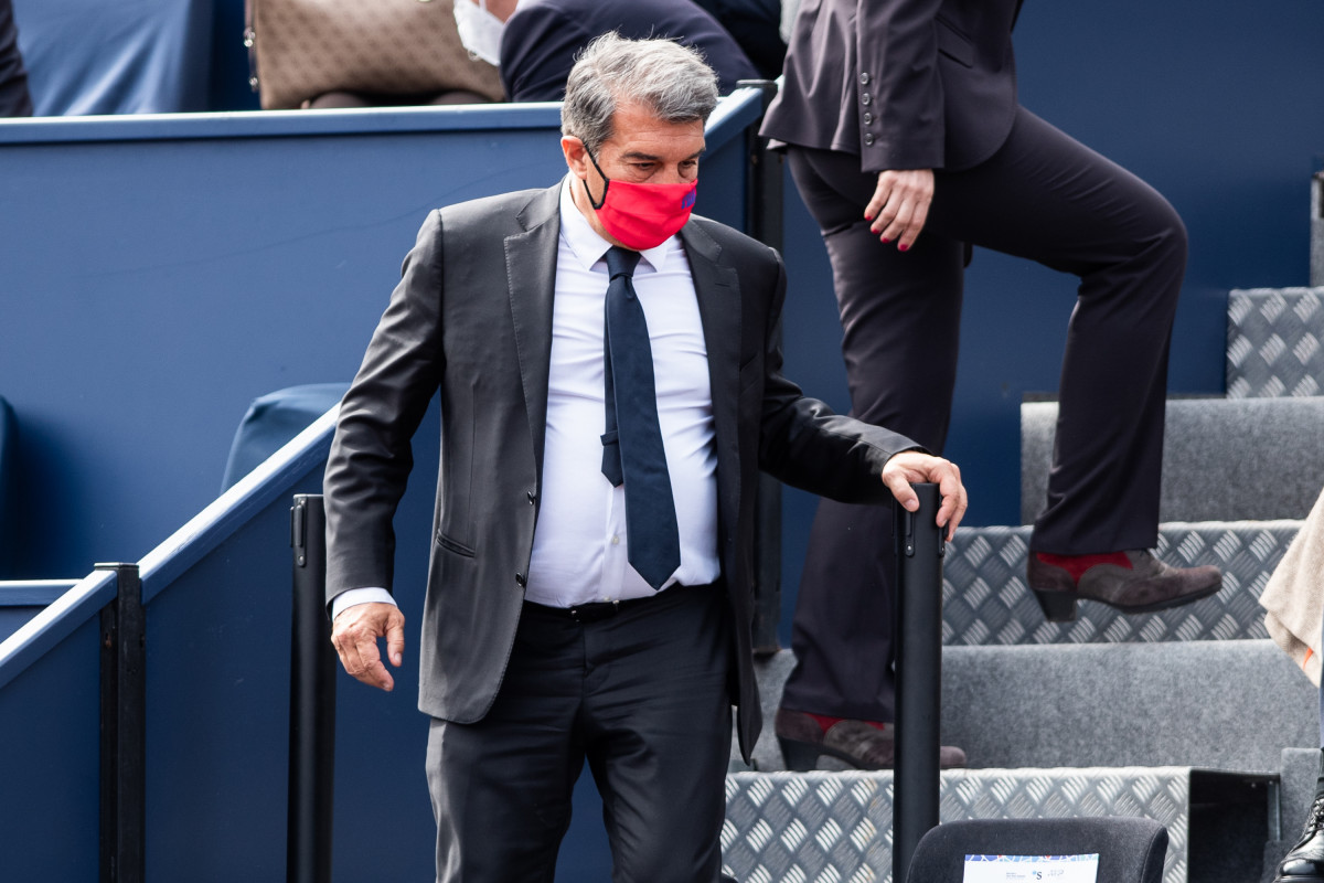 Archivo - Joan Laporta, presidente del FC Barcelona